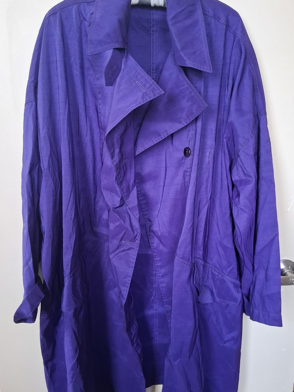 Vintage Bag IT Purple Women's Over Coat